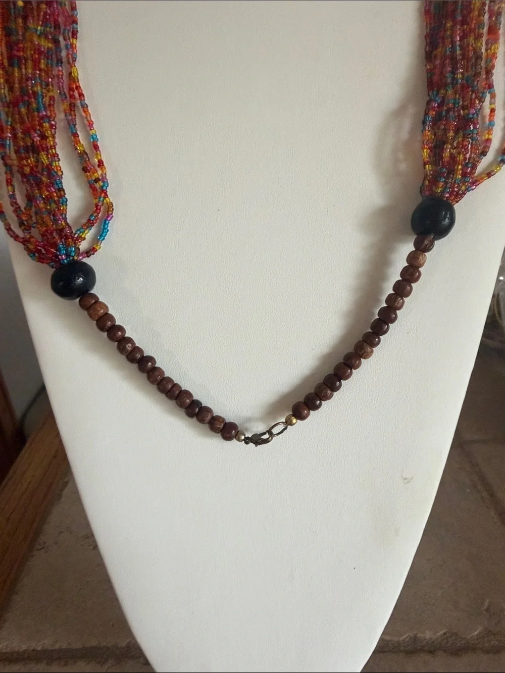 Vintage Long Beaded Necklace